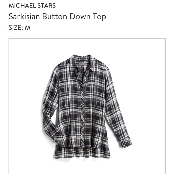 Michael Stars Tops - Michael Stars Plaid Button Down Shirt Michael Stars Tops - Michael Stars Plaid Button Down Shirt